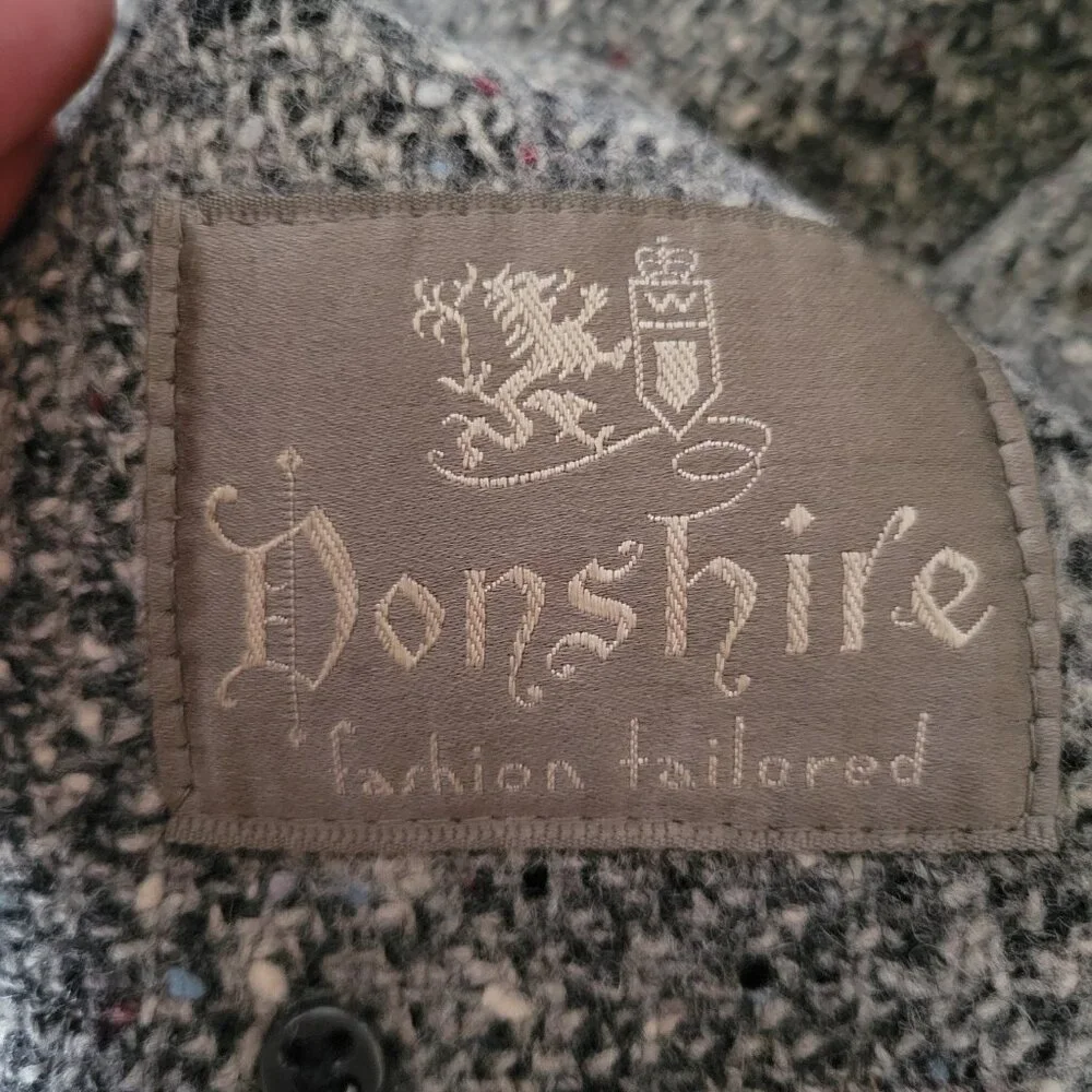 Vintage 1950’s Donshire Fashion Union Made Wool/Tweed Trench Coat/Overcoat EUC - Picture 6 of 11